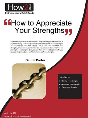 cover image of How to Appreciate Your Strengths